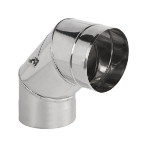 Kolano żaroodporne 90 st z rewizją