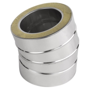 Kolano izolowane żaroodporne 15st