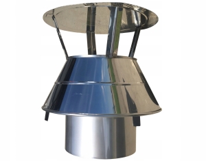 ZAKOŃCZENIE KOMIN DYFUZOR + DASZEK FI 16 160 mm