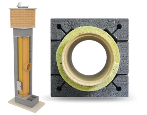 System Kominowy Ceramiczny K Ø 180 UNIWERSAL 9mb BKU
