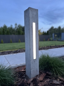 BetonGlow - Betonowa Lampa LED do Ogrodu: Nowoczesny Design i Energooszczędność