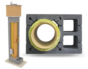 System Kominowy Ceramiczny KW2 Ø 180 UNIWERSAL 8mb BKU