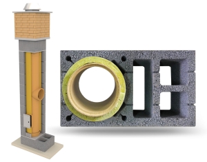 System Kominowy Ceramiczny KW3 Ø 180 UNIWERSAL 10mb BKU