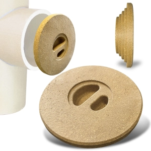 Zaślepka zatyczka ceramiczna trójnika ceramicznego fi 180 DEKIEL na KOMIN