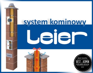 Komin System Kominowy LEIER TURBO-S 7mb Fi 100 + W Gaz SPS