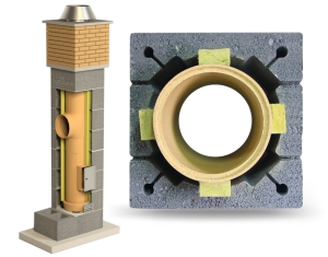 System Kominowy Ceramiczny K Ø 160 STANDARD 15mb BKS