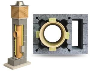 System Kominowy Ceramiczny KW Ø 160 STANDARD 13mb BKS