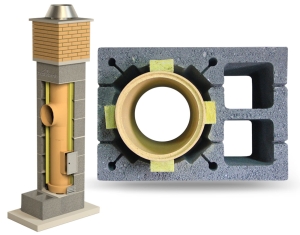 System Kominowy Ceramiczny KW2 Ø 180 STANDARD 7mb BKS