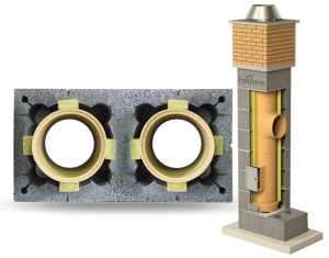 System Kominowy Ceramiczny 2K Ø 200 STANDARD 14mb BKS