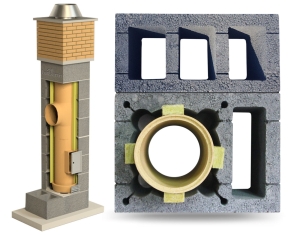 System Kominowy Ceramiczny KW+W3 Ø 160 STANDARD 13mb BKS