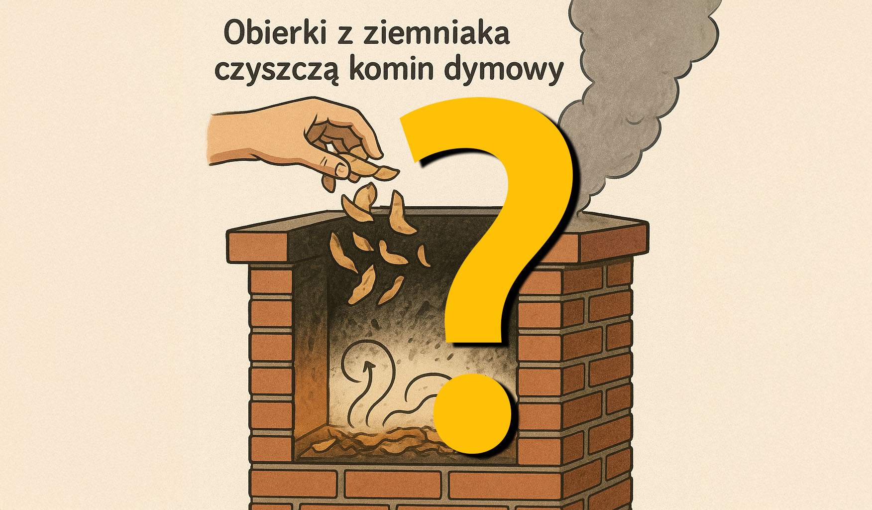 Czy obierki z ziemniaków czyszczą komin?